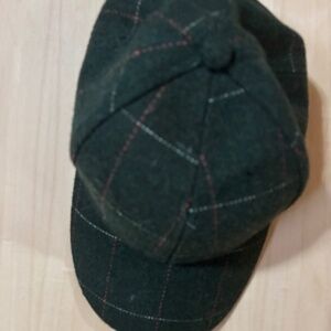 Green plaid hat